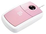 Pat-Says-Now Pink Flat Style 3-Button Optical Wheel Mouse