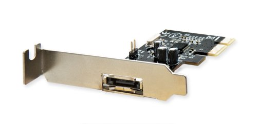 SYBA SD-LP-PEX1ES Low Profile PCIe e-SATA 1-Port Card with JMB Chipset