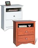 Monterey 2 Drawer Tall Nightstand, White