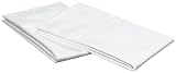 Pike Street 1000-Thread Count Luxury Single-Ply Sateen Standard Pillowcase, Set of 2, White