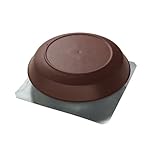 Broan 356BR1600 CFM Roof Mount Powered Attic Ventilator, Brown PVC Dome