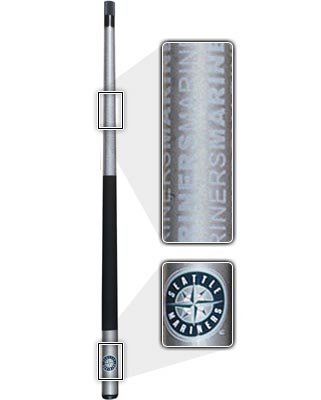 MLB Seattle Mariners Team Logo Pool Cue Stick