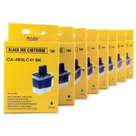 Brother Compatible LC41 8-Pack (2B/2C/2M/2Y) Ink Cartridge Value Pack - Brother MFC 210C,420cn,620cn,3240c,3340cn,5440cn,5840cn,1840c,2440c,1940cn
