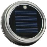 LED Solar-powered Lid Lights From the Solar Garden Goddess for Treasured Ball and Mason Jars or DIY for Any Size Decorative Jars - Eco Friendly, Economical and Easy to Use - For Home Décor, Weddings, Patio, Landscape and Garden
