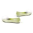 Satin Ballet Flat Tinker Bell Costume Shoe Cute Green Shoes