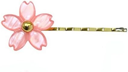 1 Pc Elegant Cherry Blossom Hairpin Resin Hair Clip Hair Decoration Pink