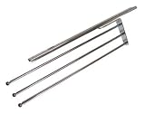 Rev-A-Shelf 563-47 C Three Prong Pull-Out Towel Bar - Wire-Chrome