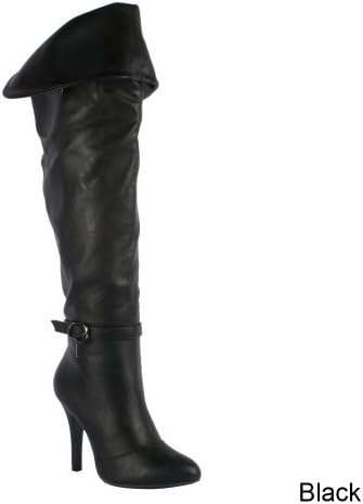Forever Link Women's Focus-35 Boots,Black,7
