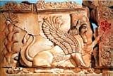 Persian Art Print "The Immortal Land" By Abdolreza Moshiri Inspired By Persepolis Ancient Zoroastrian Capital Human-Headed Bull