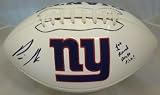 Prince Amukamara Autographed/Hand Signed New York Giants Logo Football