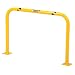 Vestil HPRO-36-24-2 Yellow Powder Coat High Profile Machinery Guard, Welded Steel, 1-5/8" OD, 36" Length, 24" Height