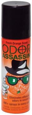 Odor Assassin Odor Eliminator Fresh Orange 1500 Sprays , Aerosol, Can 2.2 Oz