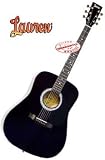 LAUREN DREADNOUGHT GUITAR BLACK LA250B