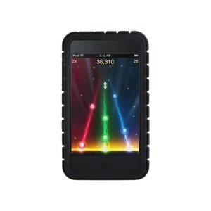 Speck PixelSkin Rubberized Case for iPod touch 2G, 3G (Black)