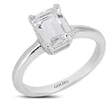 1.00 Ct.Emerald Cut Diamond Engagement Ring and Matching Band
