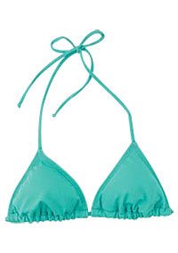 Alloy Bikini Top Aqua Blue Small
