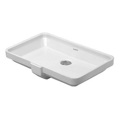 Duravit 03165366001 Stainless Steel with Overfl