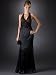 Formal Evening Gown. Halter Beaded Dress for Prom, Party, Wedding by Sean Collection (50077)