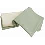 Tadpoles Organics Set of 3 Flannel Receiving Blankets, Sage