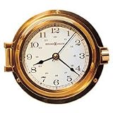 Howard Miller Navigator Solid Brass Wall Clock - Time / Tide / Barometer - Mfr Part #625-100
