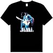 Jimi Hendrix TAKING THE STAGE Classic Black T-shirt