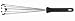 Kitchen & Housewares : WMF Silicone 12-1/2 Inch  Ball Whisk with Black Handle