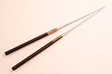 IMAGE OF YOSHIHIRO- Ebony Moribashi Chopsticks [Japanese Sushi Chef's tool]- 6.5