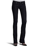 Frankie B. Womens Quilted F Slim Boot Cut Jean