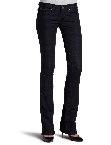 Frankie B. Womens Quilted F Slim Boot Cut Jean product image