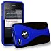 from AIO AIO 3-Piece Hard Case Cover for Apple iPhone 4g 4s 4 s 8GB 8GB 16GB 32GB 64GB - Dark Blue
