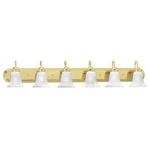 Homestead Strip Light in Polished Brass