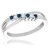 Sapphire and Diamond Ring