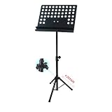 Bartoc Double Lip Tripod Music Stand with Carry Bag