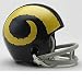 NFL Mini Replica Throwback Helmet - Rams 46-49