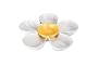 BIA Cordon Bleu White Daisy with Yellow Dip Bowl