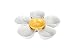 BIA Cordon Bleu White Daisy with Yellow Dip Bowl