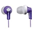 Panasonic RP-HJE120-V In-Ear Earbud Ergo-Fit Headphone (Violet)