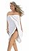 Luxury Spa Wrap Cotton Terry Velour Bath Wrap, White, 4XL 3X 4X