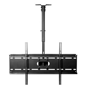 Black Tilt Ceiling Wall Mount for LED LCD Plasma HDTV TV (VESA up to 600x400 37 - 60 Inch Screen)