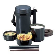 Tiger LWU-A201 Stainless Lunch Jar, Charcoal Gray