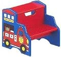 Fire Engine Two Step Stool