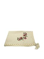 Bottega Tessile Mantel de Mesa Crudo/Rojo 160 x 220 cm