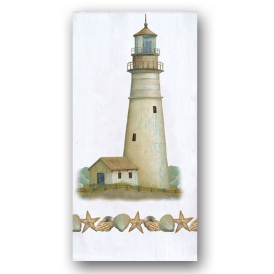Coastal Lighthouse Flour Sack Towel Lint Free Drying