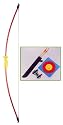 Archery Fibreglass Bow Kit -44" NOW with 6 arrows