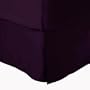 300TC Egyptian Cotton QUEEN Bed Skirt SOLID PLUM BY MARRIKAS