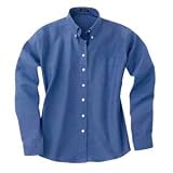 Ladies Long Sleeve Oxford Shirt