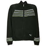 PUMA Sweater Trackie - Men's ( sz. L, Duffel Bag/White/Piquant Green )