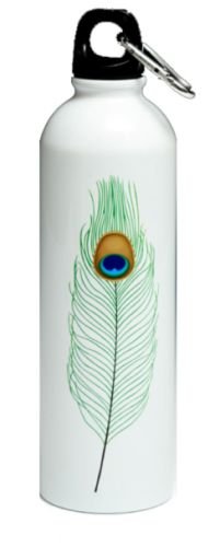Childrens Toyshop  Sporting Goods : EarthLust 20oz. Stainless Steel Bottle - Peacock Family