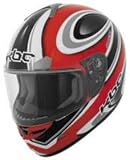 KBC TARMAC MAX RED_WHITE MOTORCYCLE Full-Face-Helmet