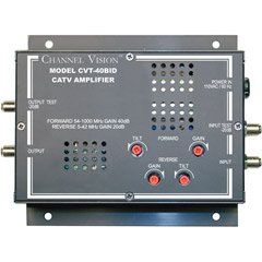 40DB Bi-directional Rf Amplifier with Return Path Amplification